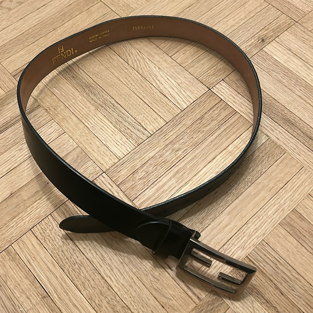 Fendi Black Belt